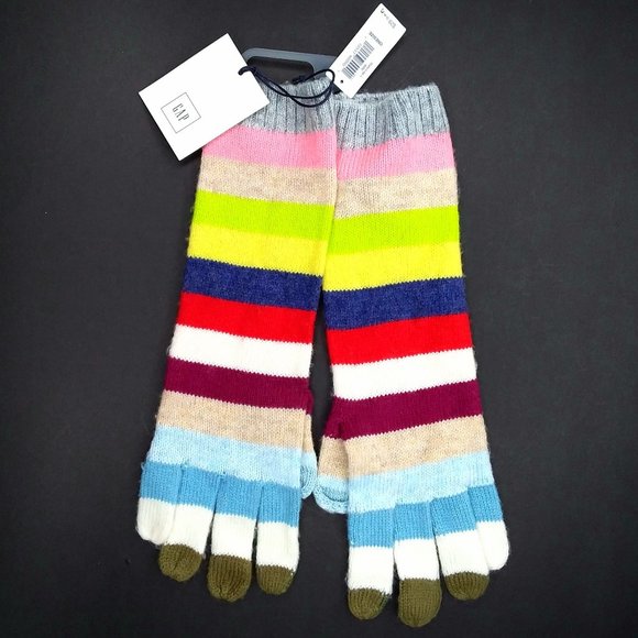 GAP Accessories - NEW Gap Smartphone Gloves Merino Wool Blend Colorful